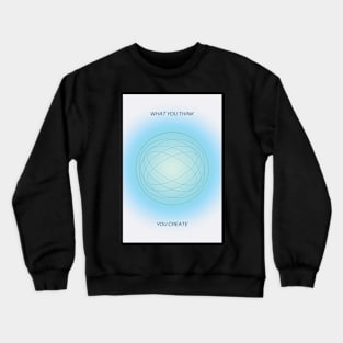 Positive Blue Aura Energy Crewneck Sweatshirt